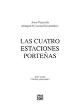 Piazzolla: Estaciones Porteñas (arr. for violin & string orchestra)