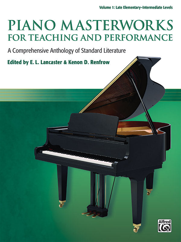 Piano Masterworks for Teaching and Performance - Volume 1
