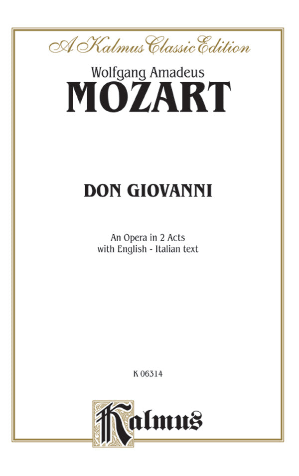 Mozart: Don Giovanni