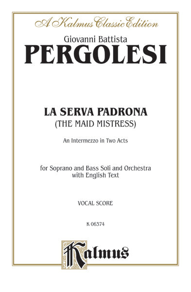 Pergolesi: La Serva Padrona