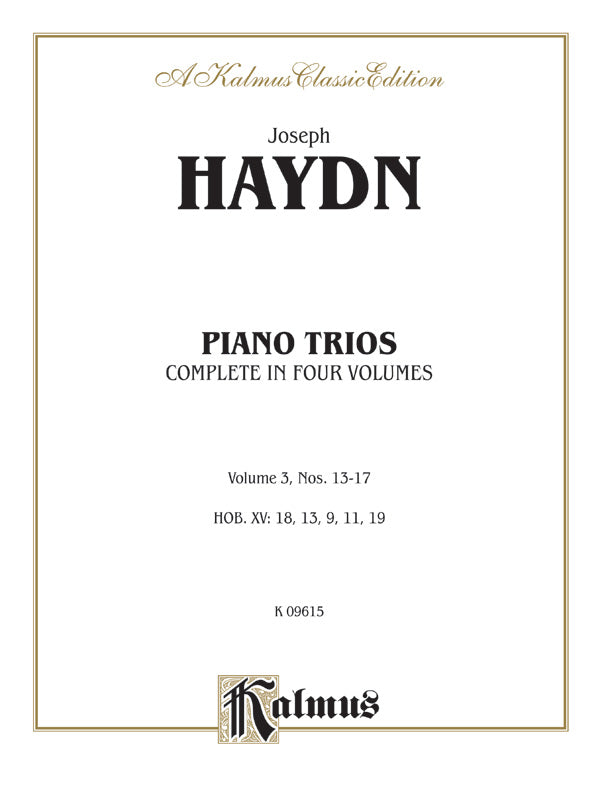 Haydn: Piano Trios - Volume 3 (Hob. XV:18, 13, 9, 11, 19)