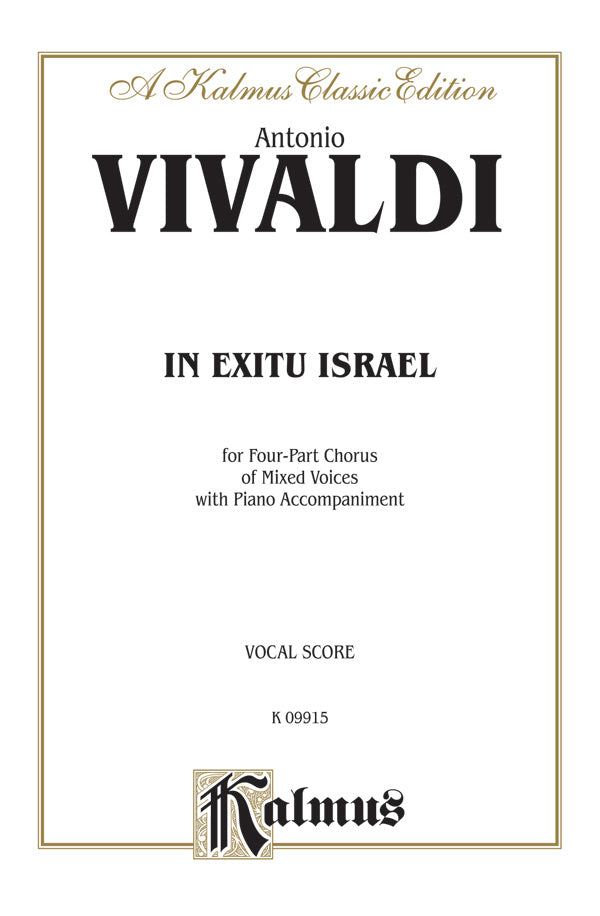 Vivaldi: In exitu Israel, RV 604