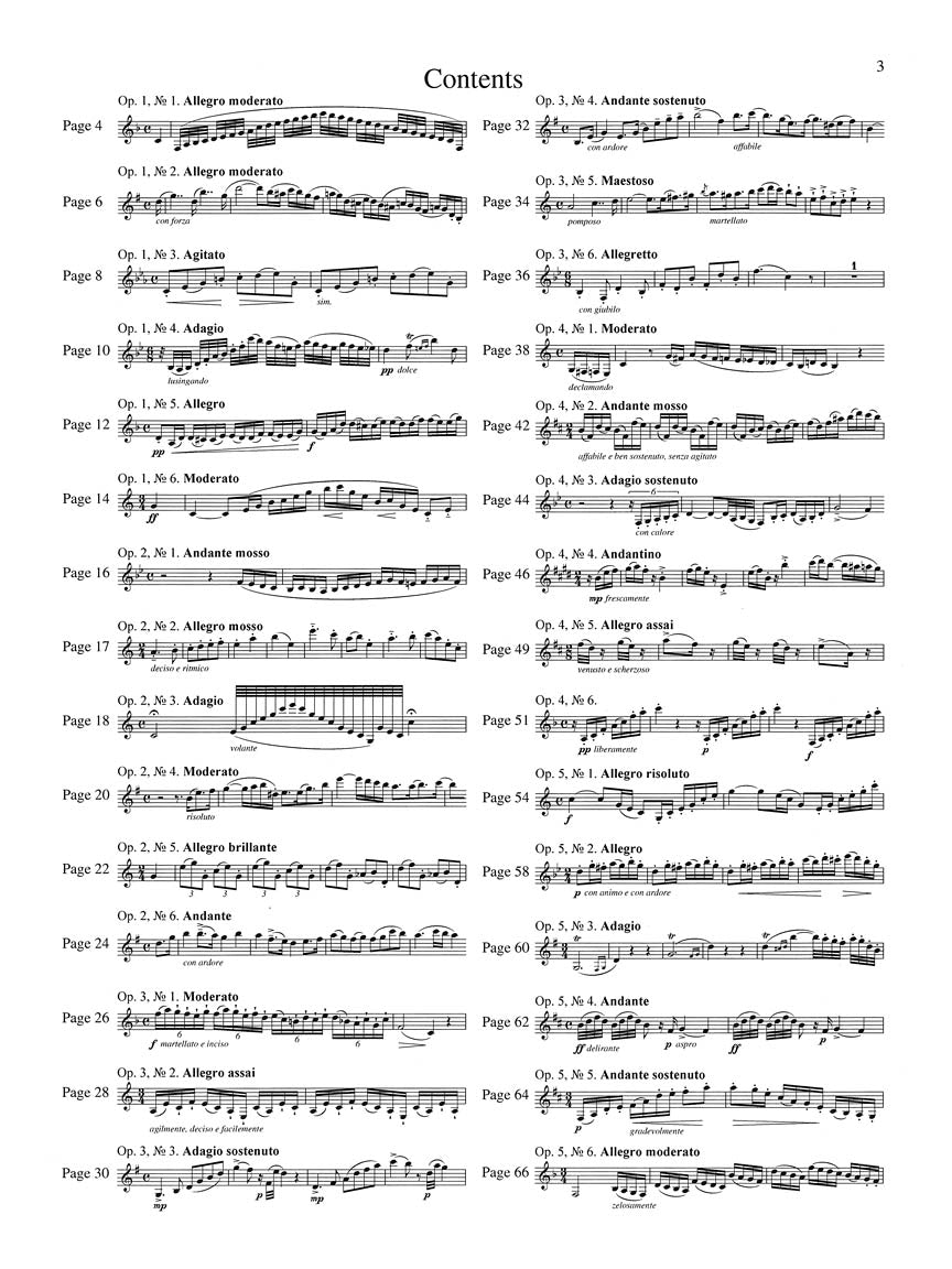 Er. Cavallini: 30 Caprices for Clarinet