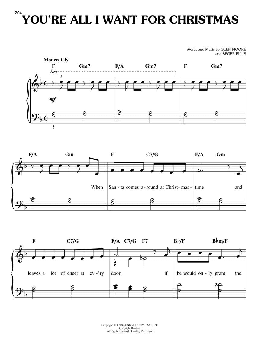 The Easy Christmas Songbook