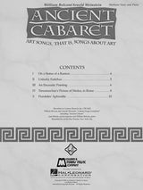 Bolcom: Ancient Cabaret