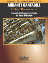 Bauersachs: Andante Cantabile (arr. for alto sax & piano)