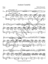 Bauersachs: Andante Cantabile (arr. for alto sax & piano)