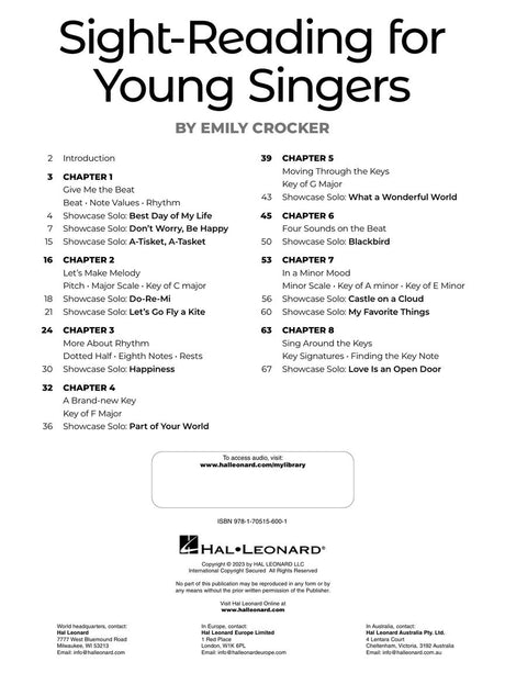 Sight-Reading for Young Singers