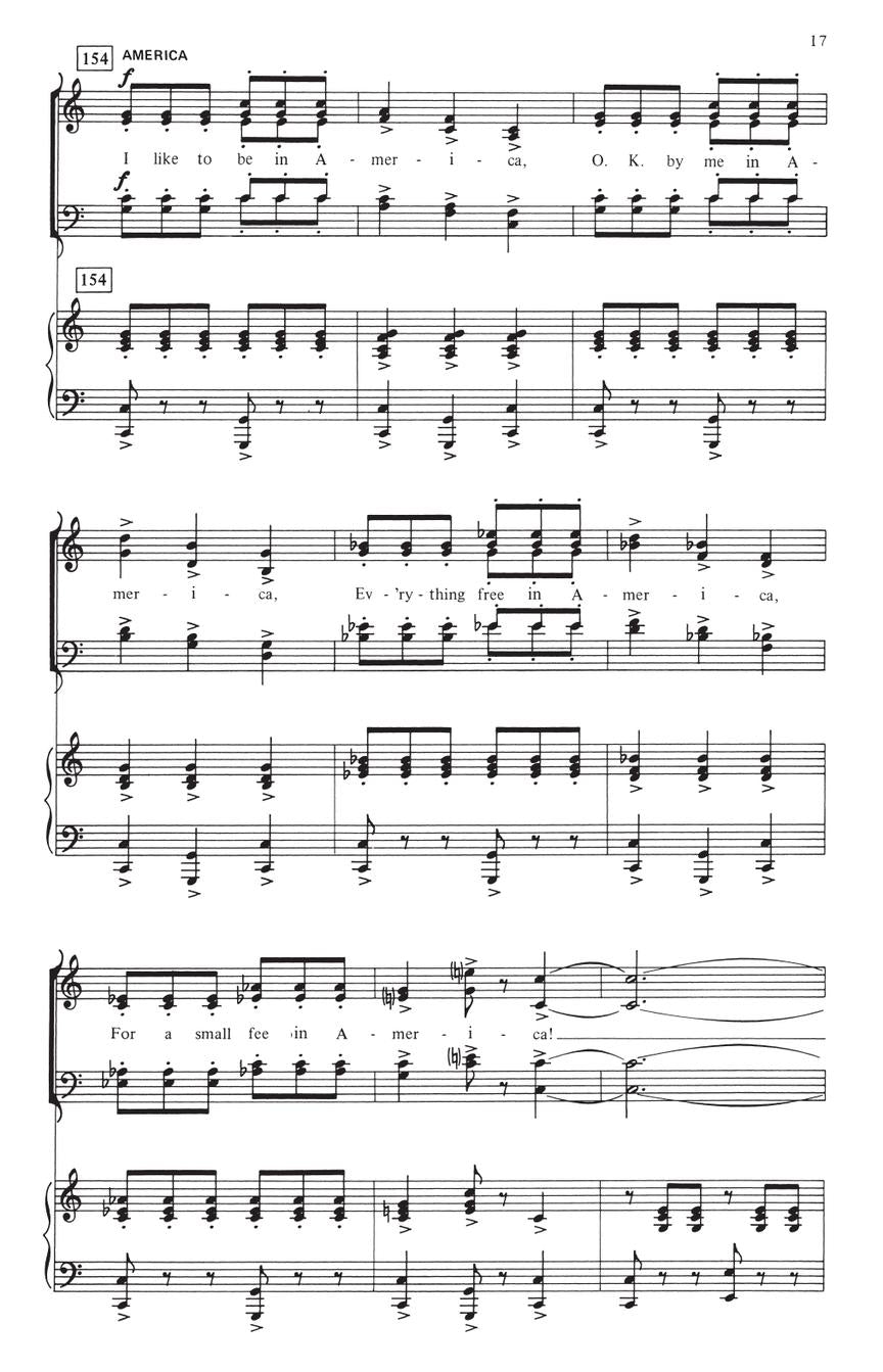 Bernstein: Choral Medley from West Side Story for SATB