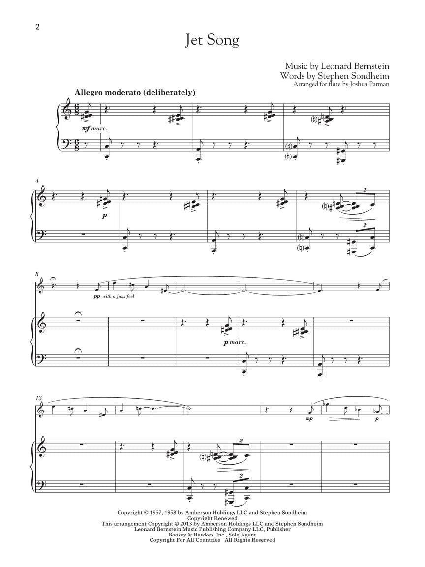 Bernstein: West Side Story Instrumental Solos: Flute