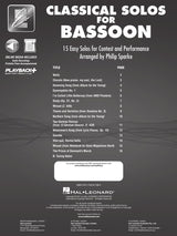 Classical Solos for Bassoon - Volume 1
