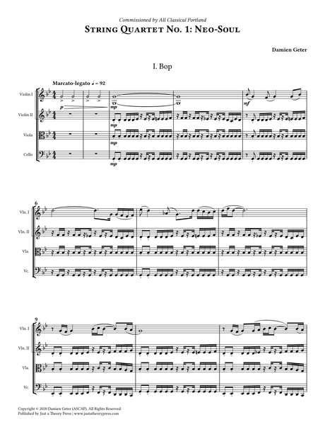 Geter: String Quartet No. 1