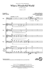 Weiss-Thiele: What a Wonderful World (arr. for SATB)