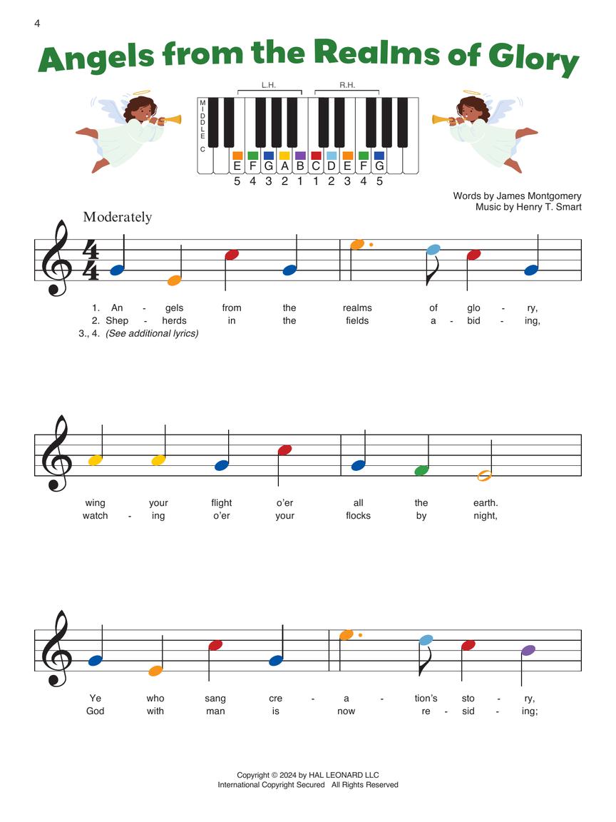 Piano-by-Color: Christmas Carols