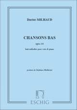 Milhaud: Chanson bas, Op. 44