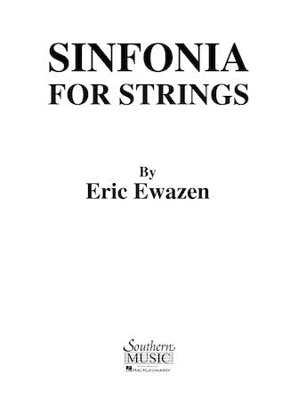 Ewazen: Sinfonia for Strings