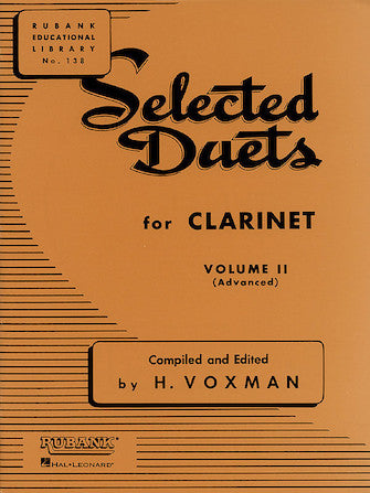 Selected Duets for Clarinet - Volume 2 (Advanced)