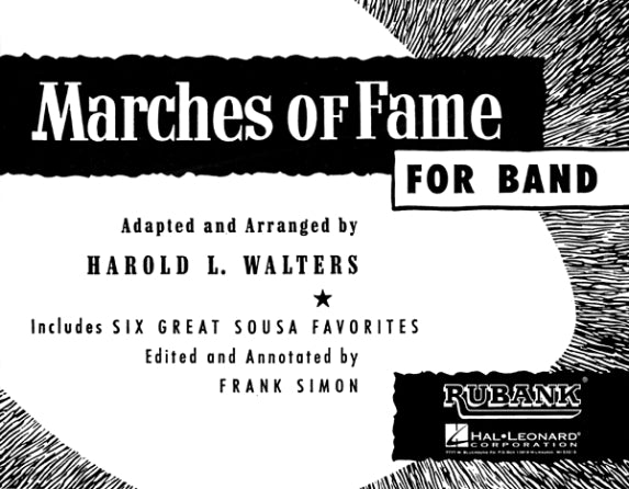 Marches of Fame for Band