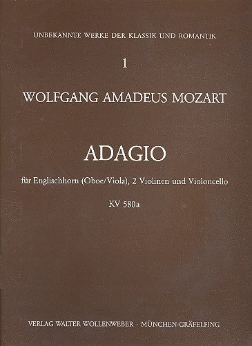 Mozart: Adagio, K. Anh. 94 (580a) - arr. for english horn, 2 violins & cello