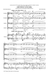 Whitacre: The Seal Lullaby for TTBB & Piano