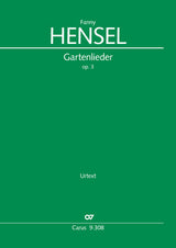 Hensel: Gartenlieder, Op. 3