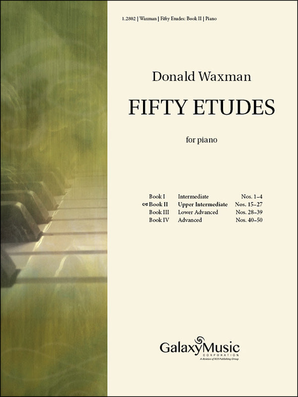 Waxman: Fifty Etudes - Book 2