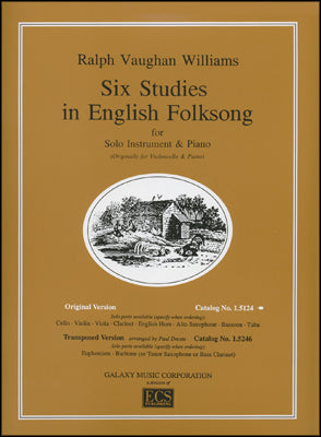 Vaughan Williams: 6 Studies in English Folksong