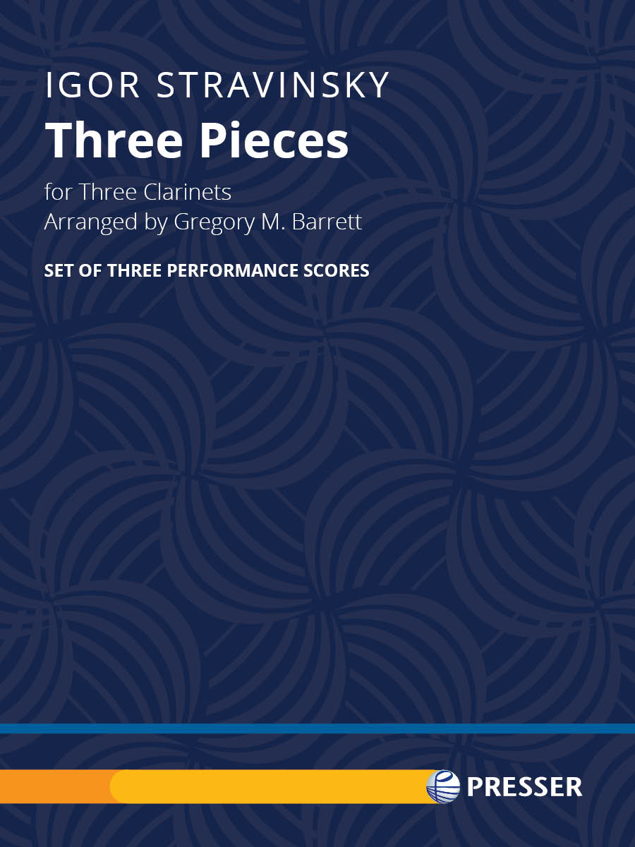 Stravinsky: Three Pieces (arr. for 3 clarinets)