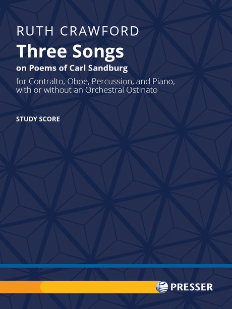 Crawford: Three Songs on Poems of Carl Sandburg