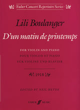 L. Boulanger: D'un matin de printemps