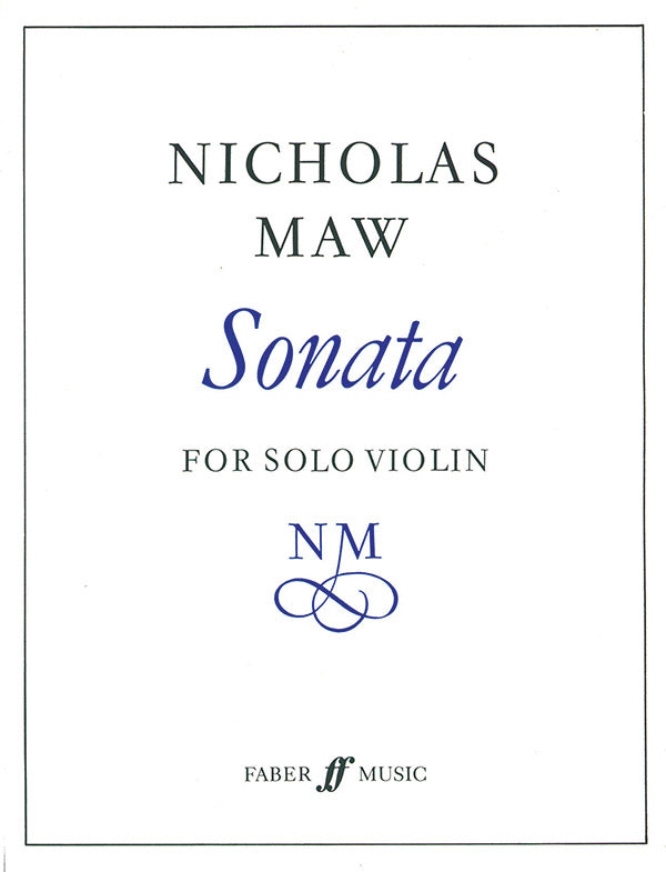 Maw: Sonata for Solo Violin