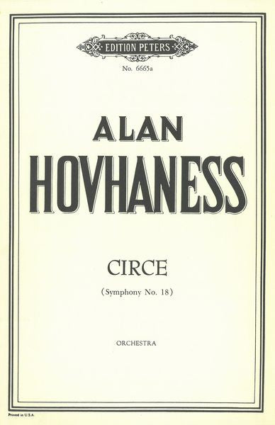 Hovhaness: Symphony No. 18, Op. 204