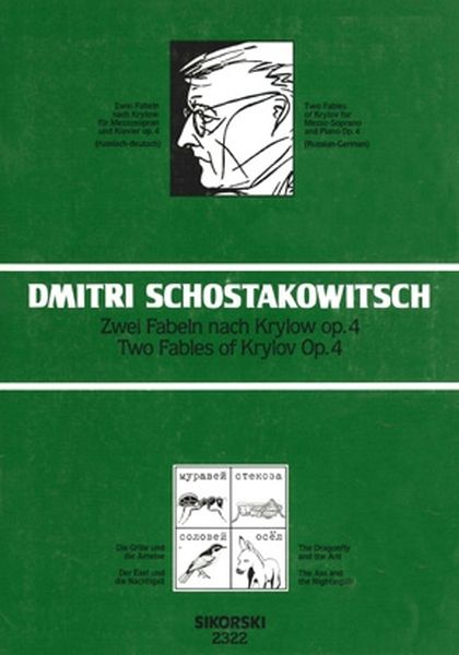 Shostakovich: 2 Fables of Krylov, Op. 4