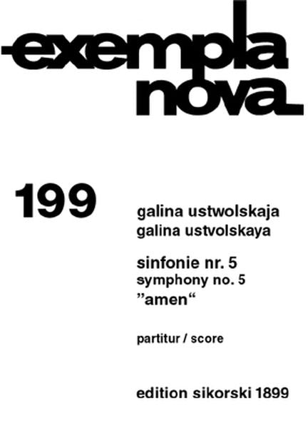 Ustvolskaya: Symphony No. 5