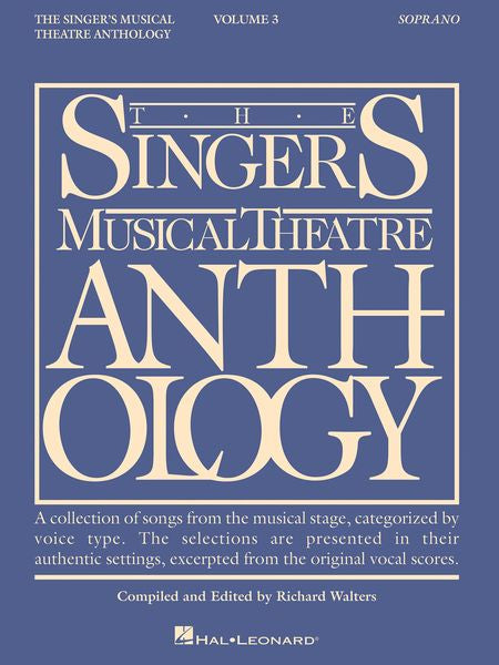 The Singer's Musical Theatre Anthology – Soprano - Volume 3