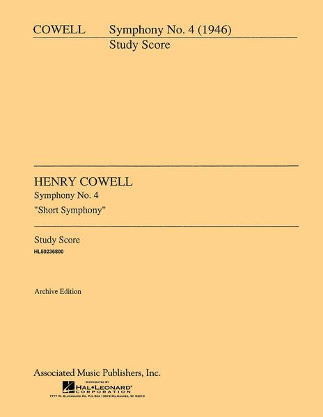 Cowell: Symphony No. 4