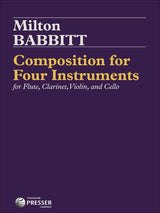 Babbitt: Composition for 4 Instruments