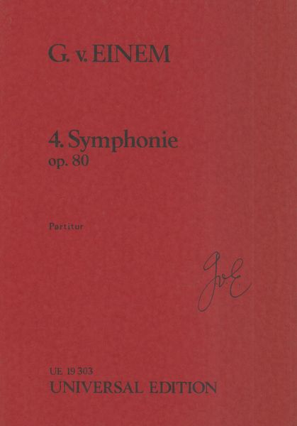 Einem: Symphony No. 4, Op. 80