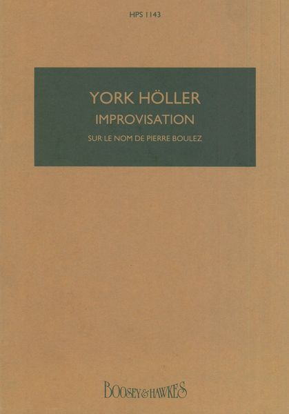 Höller: Improvisation