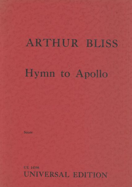 Bliss: Hymn to Apollo – Ficks Music