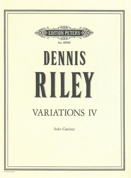 Riley: Variations IV