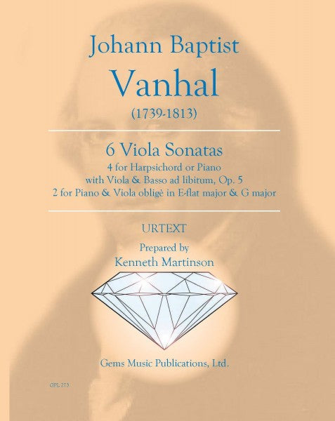 Vaňhal: 6 Viola Sonatas, Op. 5