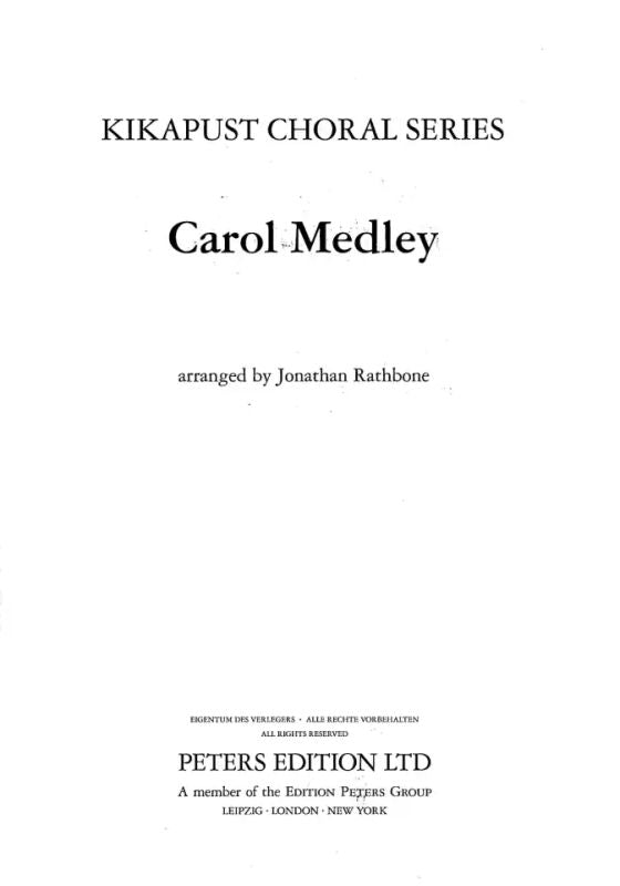 Rathbone: Carol Medley