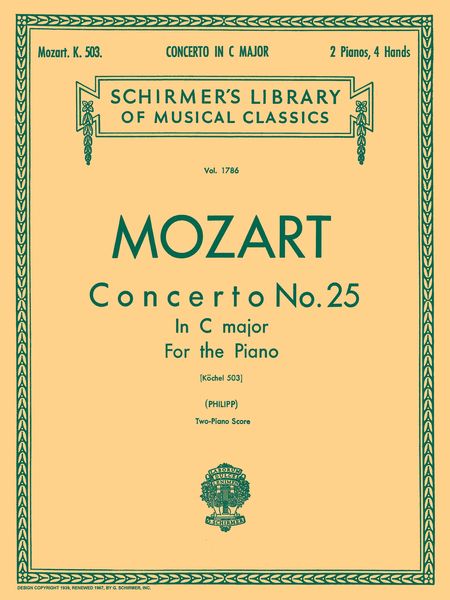 Mozart: Concerto No. 25 in C Major, K. 503