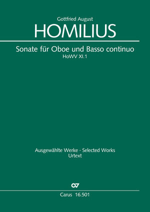 Homilius: Oboe Sonata, HoWV XI.1