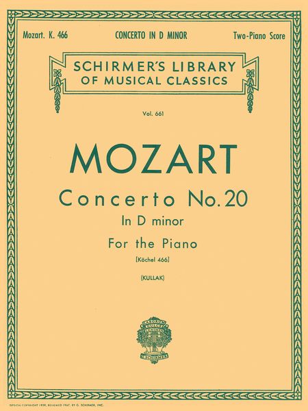 Mozart: Piano Concerto No. 20 in D Minor, K. 466