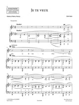 Satie: Je te veux