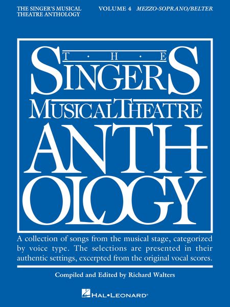 The Singer's Musical Theatre Anthology – Mezzo-Soprano/Belter - Volume 4