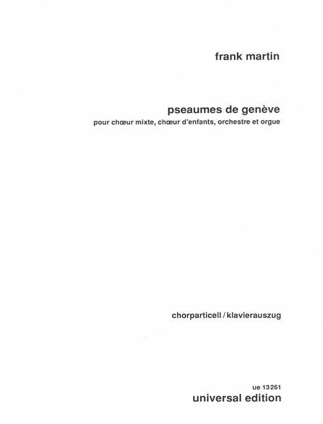 Martin: Pseaumes de Genève