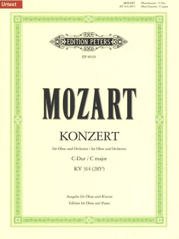 Mozart: Oboe Concerto in C Major, K. 314 (285d)